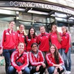 U17-18 Girls help out
